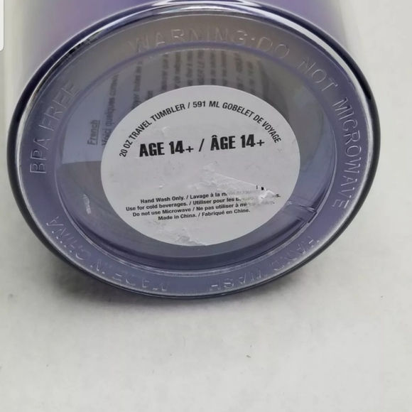 Disney Mickey Mouse Silhouette Rainbow Love Travel Tumbler With Lid New - Picture 5 of 6